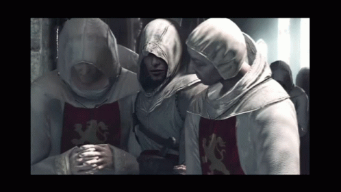 Man In White Hoodie With Red Lion GIF