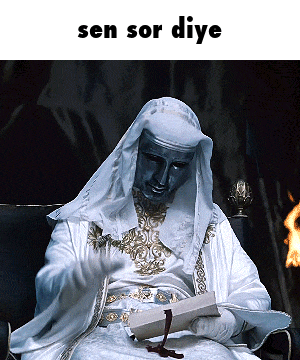 Man In White Robe Reading Book With Sen Sor Diye Text GIF
