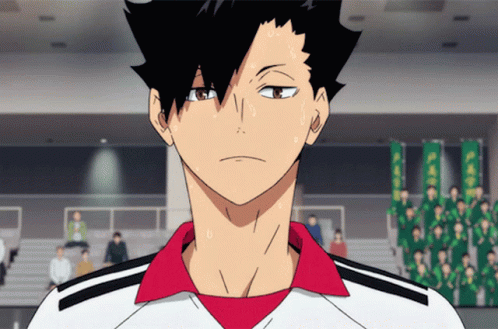 A Man In A White Shirt With A Red Collar Has Sweat On His Face GIF