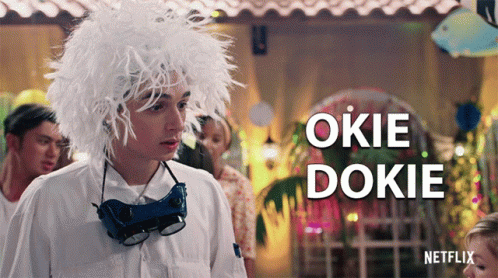 A Man In A White Wig Says Okie Dokie GIF