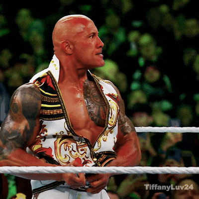 A Man In A Wrestling Ring With Tiffanyluv24 Written On The Bottom Right GIF