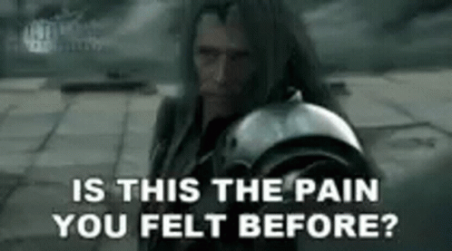 A Man In Armor Is Asking If This Is The Pain You Felt Before . GIF