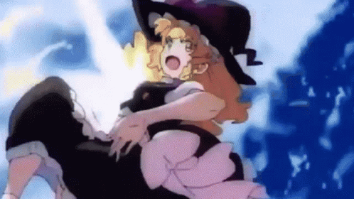 A Man Is Carrying A Girl In His Arms In A Painting . GIF