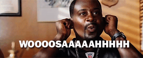 A Man Is Covering His Ears With His Hands And The Words Woooosaaaahhhh Are Visible GIF