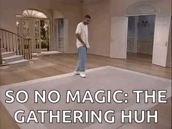 A Man Is Dancing On A Rug In A Living Room . GIF