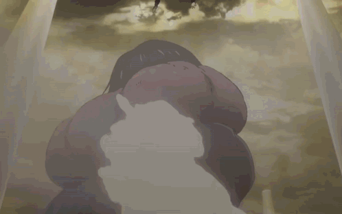 A Man Is Flying Through The Air While Another Man Is Laying Down GIF