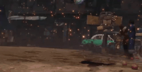 A Man Is Giving The Middle Finger In A Video Game While Wearing A Watch . GIF