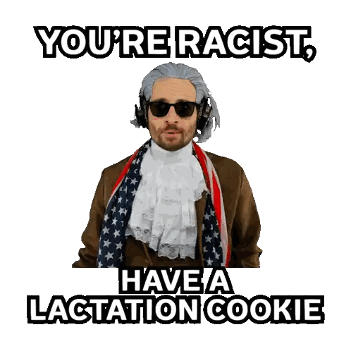 a man is holding a bag of lactation cookies