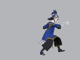 Man Holding Girl In Video Game Scene GIF