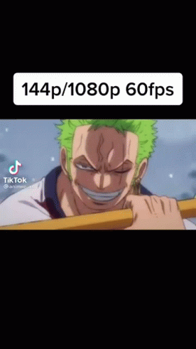 A Man Is Holding A Sword In His Hands In A Video That Is 144P / 1080P 60Fps . GIF
