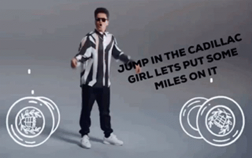 A Man Is Jumping In The Cadillac And A Girl Lets Put Some Miles On It GIF