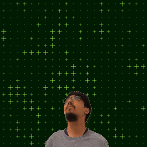 A Man Is Looking Up At The Number 15 GIF