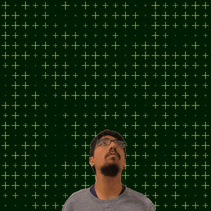 A Man Is Looking Up At The Number 29 Surrounded By Yellow Stars GIF