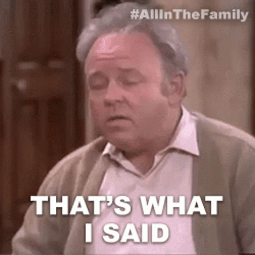 Man Making Funny Face Saying That's What I Said GIF