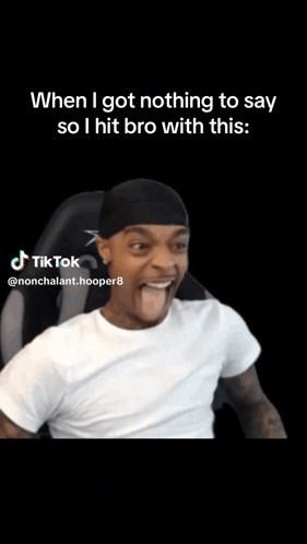 A Man Is Making A Funny Face With His Tongue Out . GIF