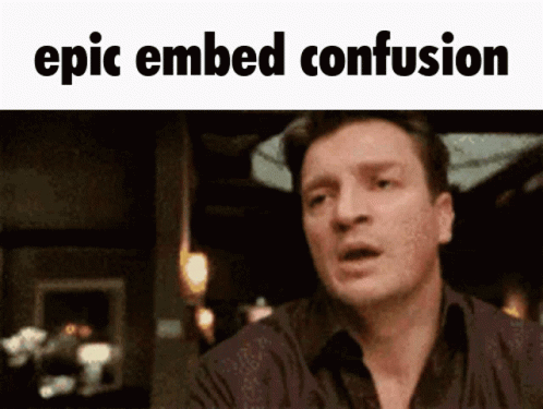 A Man Is Making A Funny Face With The Words Epic Embed Confusion Below Him GIF