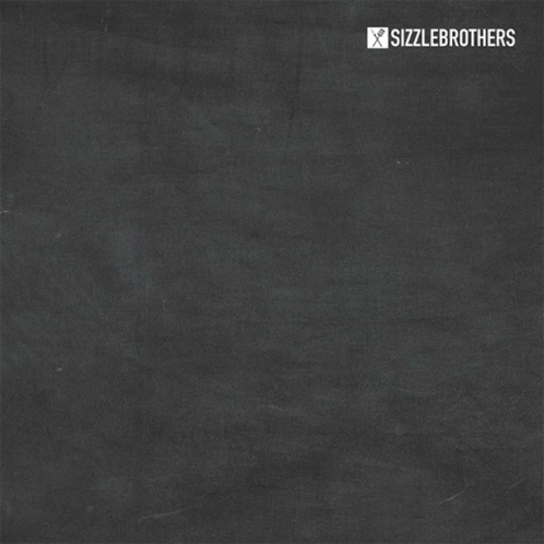 A Man Is Making A Swipe Up Gesture In Front Of A Sign That Says Sizzlebrothers GIF