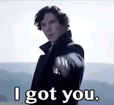 A Man Is Pointing At The Camera And Saying `` I Got You '' . GIF