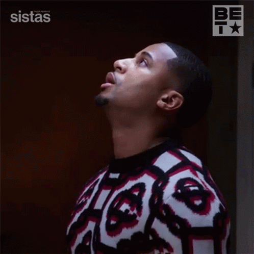 A Man Is Saying I Ain 'T Afraid Of Nothing . GIF