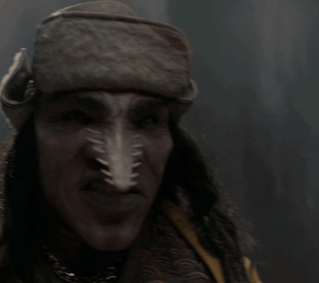 A Man Is Screaming With The Words Noob Noob Written On His Face GIF