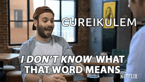 Man Sitting At Table With Beer Saying I Don T Know Word GIF