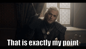 A Man Is Sitting In Front Of A Window With The Words That Is Exactly My Point Written Below Him . GIF