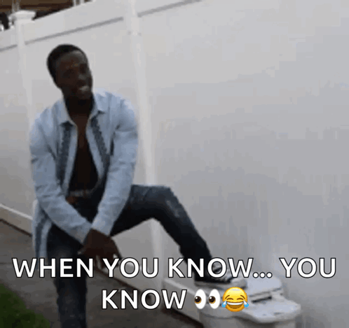 Man Sitting On Toilet When You Know You Know GIF
