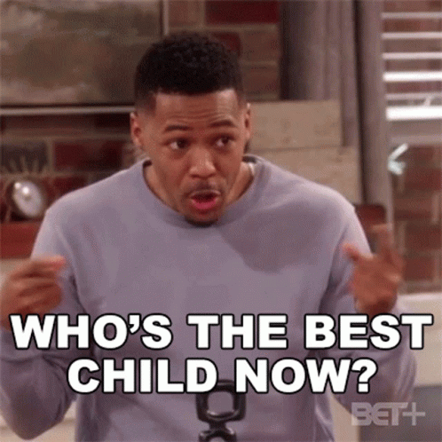 A Man Is Standing In Front Of A Brick Wall And Talking About Who 'S The Best Child Now . GIF