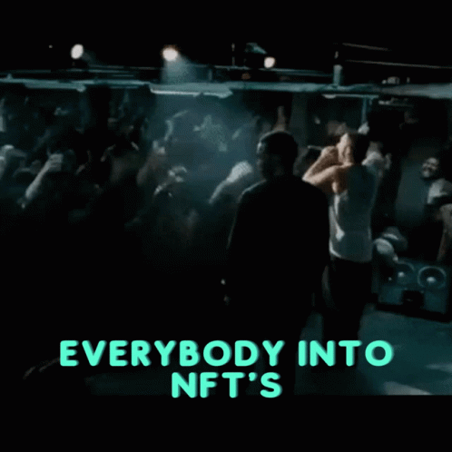 Man Standing In Front Of Crowd With Hands Up GIF
