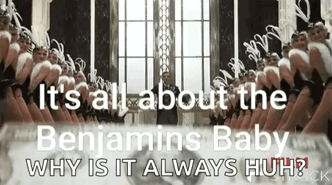 Man Standing In Front Of Dancers GIF