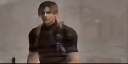 A Man Is Standing On A Bicycle With His Head Down And A Backpack On His Back . GIF