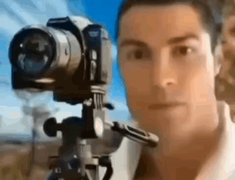 Man Taking Photo With Camera GIF
