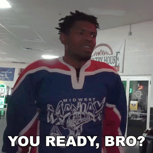 A Man Is Wearing A Midwest Monday Jersey GIF