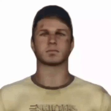 A Man Is Wearing A Yellow Shirt With The Word Soldiers On It . GIF