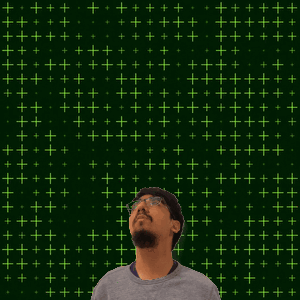 A Man Looking Up At The Number 19 With Stars Coming Out Of It GIF