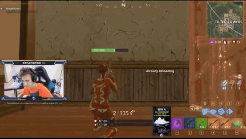 A Man Playing A Video Game With The Name Mallucid On The Bottom GIF