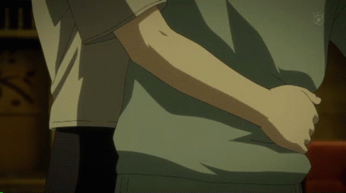 A Man 'S Arm Is Shown In A Cartoon While Another Man 'S Arm Is Shown In A Cartoon GIF