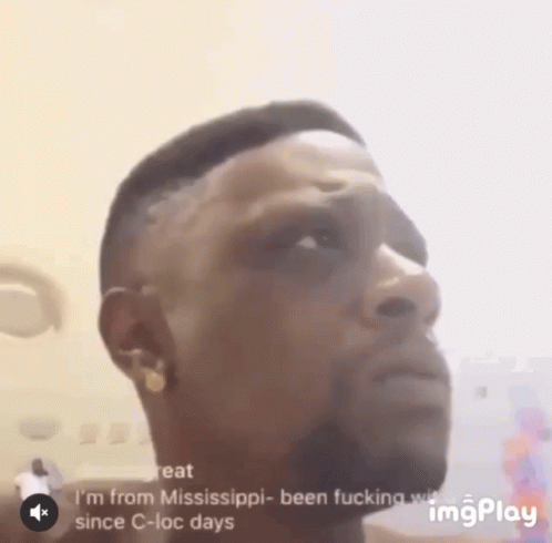 A Man 'S Face Is Shown With The Caption I 'M From Mississippi- Been Fucking Since C-Loc Days .. GIF
