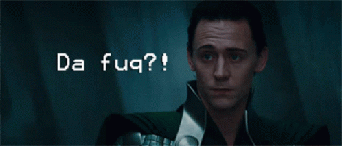 A Man 'S Face Is Shown With The Words Da Fuq Written Above It GIF