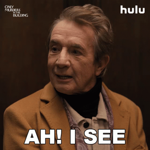 A Man Says Ah I See In Front Of A Hulu Ad GIF