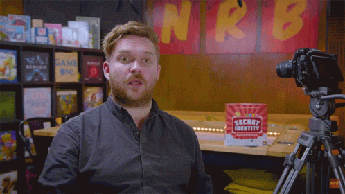 A Man Says " And Now Look At Us We 'Ve Split The Vote " In Front Of A Camera GIF