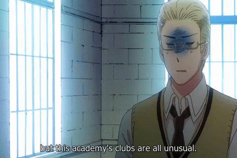 A Man Says But This Academy 'S Clubs Are All Unusual In A Dark Room GIF