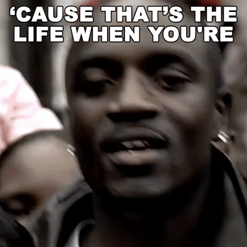 A Man Says " Cause That 'S The Life When You 'Re " In A Crowd Of People GIF