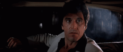 A Man Says Chu Stay Away From Him Mang While Driving A Car GIF