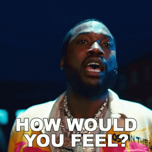 A Man Says How Would You Feel While Wearing A Colorful Jacket GIF