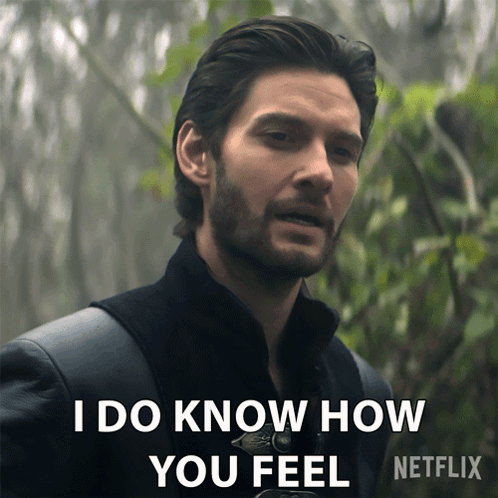 A Man Says I Do Know How You Feel GIF