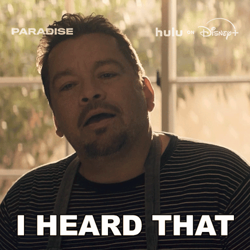 A Man Says I Heard That In Front Of A Disney Logo GIF