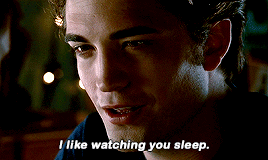 A Man Says " I Like Watching You Sleep " GIF