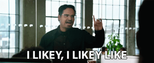 A Man Says I Likey I Likey Like GIF