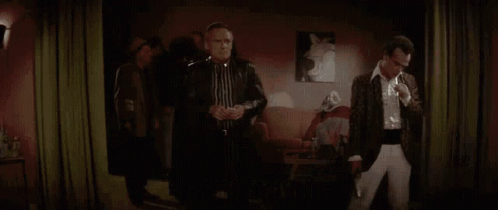 A Man Says I 'Ll Flip Anything That Moves In A Dark Room GIF